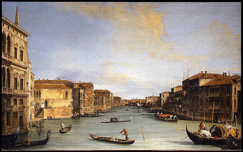 Giovanni Antonio Pellegrini Veduta del Canal Grande china oil painting image